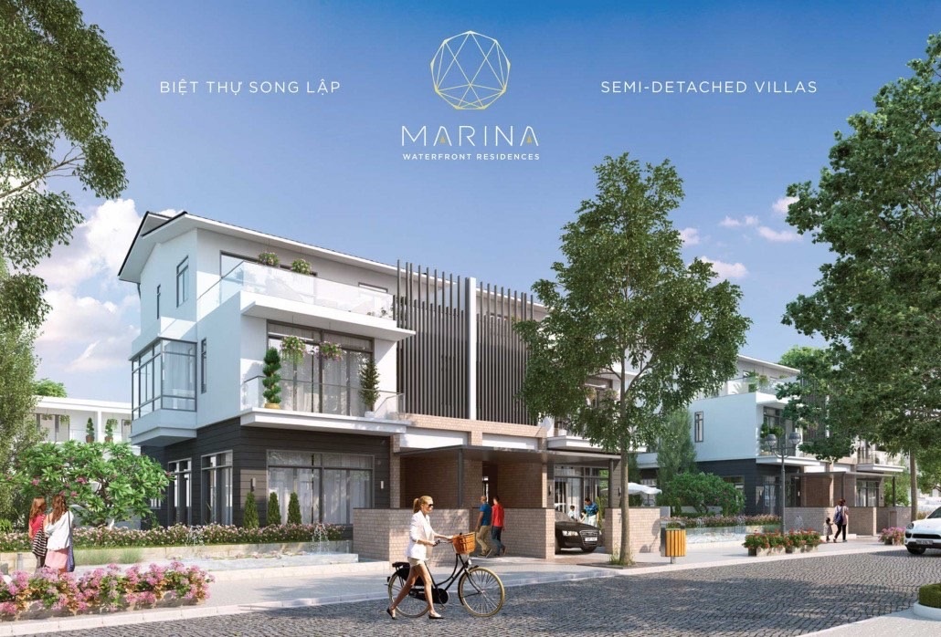 Biệt thự và nhà phố Marina Waterfront Ecopark